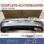 W205 CABRIO COUPÉ AMG ACHTERBUMPER COMPLEET ZILVER GRIJS ORI, Gebruikt, Mercedes-Benz, Ophalen of Verzenden, Achter