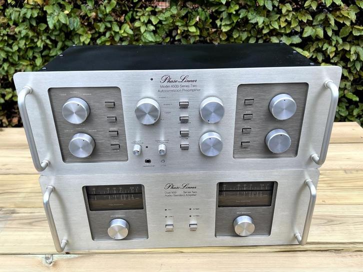 Phase Linear Dual 500 - 4000 Series Two, Audio, Tv en Foto, Versterkers en Ontvangers, Zo goed als nieuw, Stereo, 120 watt of meer