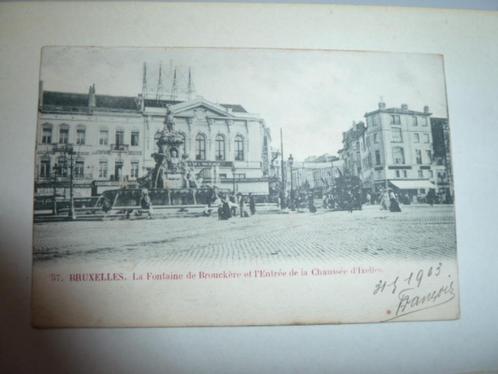 Ansichtkaart Brussel uit 1903 (1ière deel), Verzamelen, Postkaarten | België, Gelopen, Brussel (Gewest), Voor 1920, Ophalen of Verzenden