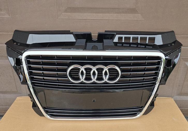 Grill Audi A3 8P Facelift Grille NIEUW bj.2008-2012 8P0, Auto-onderdelen, Carrosserie, Bumper, Voor, Nieuw, Herkomst onderdeel bekend