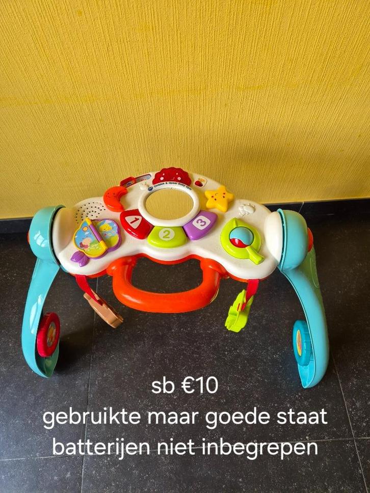 speelboog, Kinderen en Baby's, Speelgoed | Babyspeelgoed, Gebruikt, Overige typen, Met geluid, Met wieltjes, Ophalen