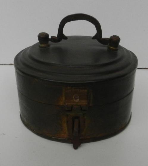 Petite boîte ronde en cuivre, Antiquités & Art, Antiquités | Bronze & Cuivre, Cuivre, Enlèvement ou Envoi