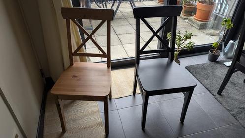 Eetkamerstoelen IKEA Ingolf, Huis en Inrichting, Stoelen, Zo goed als nieuw, Vijf, Zes of meer stoelen, Hout, Overige kleuren