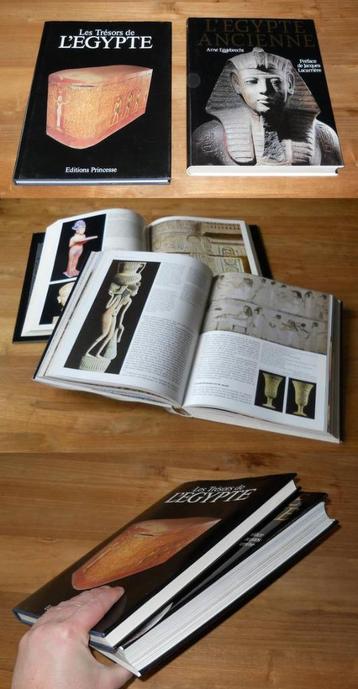 Les trésors de l' Egypte et L' Egypte ancienne beschikbaar voor biedingen