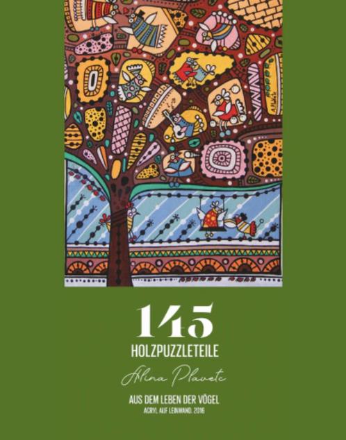 Davici Houten Puzzel - Aus dem Leben der Vögel - 145, Hobby en Vrije tijd, Denksport en Puzzels, Zo goed als nieuw, Legpuzzel