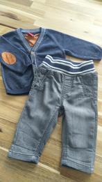 Gilet+ jeans 62, Kinderen en Baby's, Babykleding | Maat 62, Jongetje, Zo goed als nieuw, Setje, Ophalen
