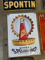 Vintage reclamebord — S. Pellegrino Bitter, Ophalen of Verzenden, Zo goed als nieuw