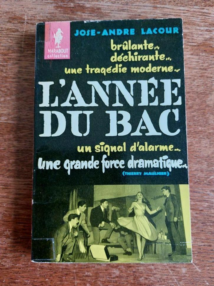 L'année du bac, Jose-André Lacour, Livres, Romans, Utilisé, Enlèvement