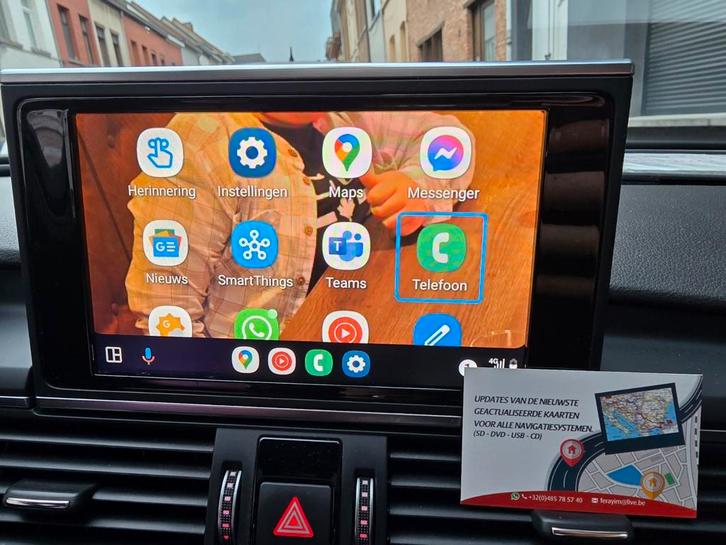 ORIGINELE Audi A6/A7/RS6/RS7 C7 MMI MIB2 Apple CarPlay, Computers en Software, Navigatiesoftware, Zo goed als nieuw, Ophalen of Verzenden