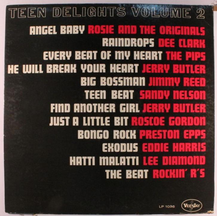 Teen Delights Volume 2 - Oldies Lp, Cd's en Dvd's, Vinyl | Rock, Gebruikt, Overige genres, 12 inch, Ophalen of Verzenden