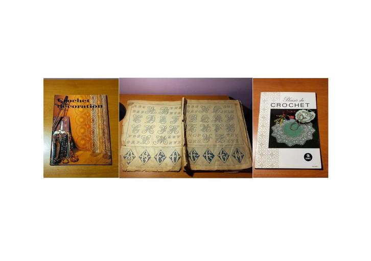 Boek: gehaakte, vintage monogrammen uit de jaren 50 en 70, Hobby en Vrije tijd, Naaien en Fournituren, Gebruikt, Overige typen