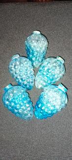 LOT DE 5 GRAPPES DE RAISINS POUR RESTAURER LUSTRES., Antiquités & Art, Enlèvement