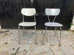 2 retro Formica stoelen, Huis en Inrichting, Ophalen of Verzenden, Zo goed als nieuw
