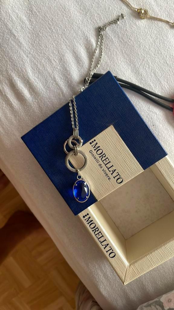 Pakket juwelen, Bijoux, Sacs & Beauté, Colliers, Comme neuf, Argent, Vert, Enlèvement