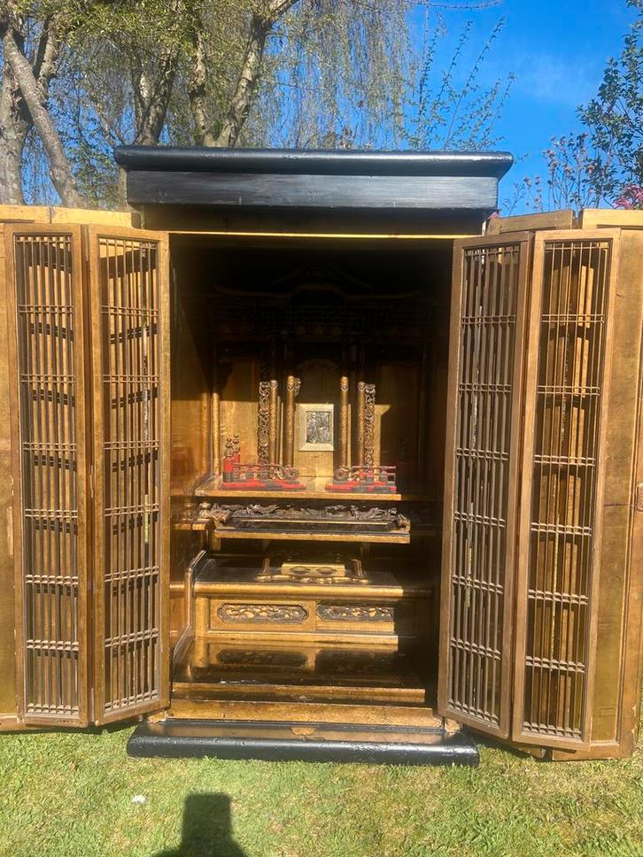 Antieke Japanse altaar, Antiek en Kunst, Antiek | Religieuze voorwerpen, Ophalen