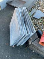 Terrastegels natuur, blauwe steen tegels 3,2m2, Doe-het-zelf en Bouw, Ophalen, 60 cm of meer, Zo goed als nieuw, Minder dan 5 m²
