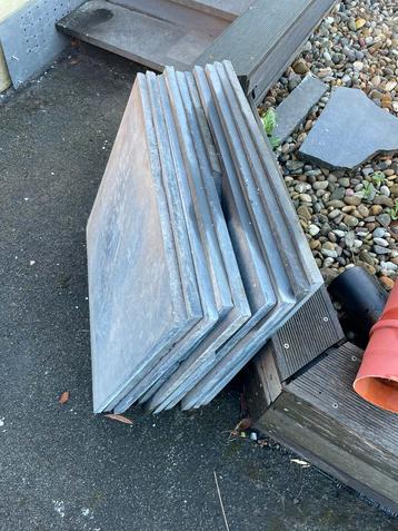 Terrastegels natuur, blauwe steen tegels 3,2m2 beschikbaar voor biedingen