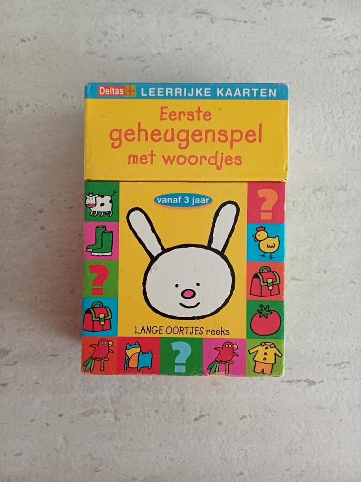 Eerste geheugen spel met woordjes, Kinderen en Baby's, Speelgoed | Educatief en Creatief, Ophalen of Verzenden