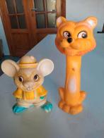 Vintage rubberen figuurtjes, Ophalen of Verzenden