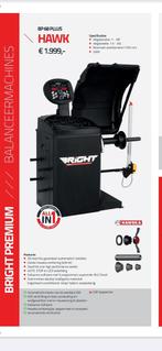 Bandenmonteermachine Butler & Balanceermachine Bright, Ophalen