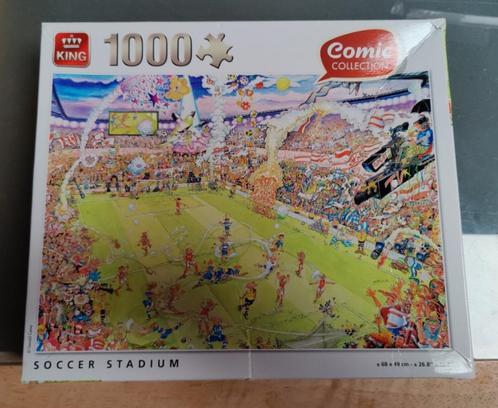 Puzzle Soccer stadium 1000 pièces, Hobby & Loisirs créatifs, Sport cérébral & Puzzles, Utilisé, Puzzle, 500 à 1500 pièces, Enlèvement ou Envoi