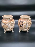 Stel satsuma vaasjes, Antiek en Kunst, Ophalen