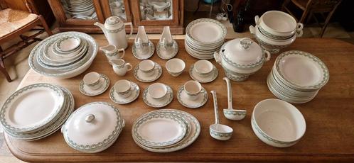 Lot faience Boch décor Carlotta, Antiek en Kunst, Antiek | Servies compleet