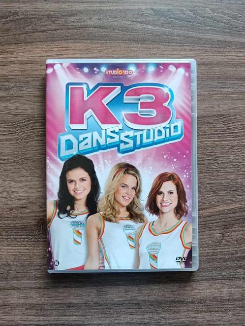 DVD - K3 - K3 Dans Studio - Hanne - Marthe - Klaasje - €3, CD & DVD, DVD | Enfants & Jeunesse, Utilisé, TV fiction, Tous les âges