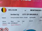 2 ticket match Belgique vs Monténégro aujourd'hui