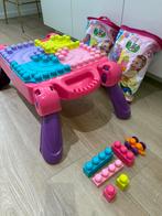 Megabloks speeltafel met 120 blokken, Ophalen, Zo goed als nieuw