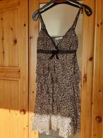 Robe d'été à bretelles et volants imprimé léopard, Vêtements | Femmes, Robes, Taille 38/40 (M), Enlèvement ou Envoi, Au-dessus du genou
