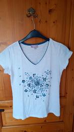 Leuke parel T-shirt Cassis maat s, Cassis, Wit, Ophalen of Verzenden, Zo goed als nieuw