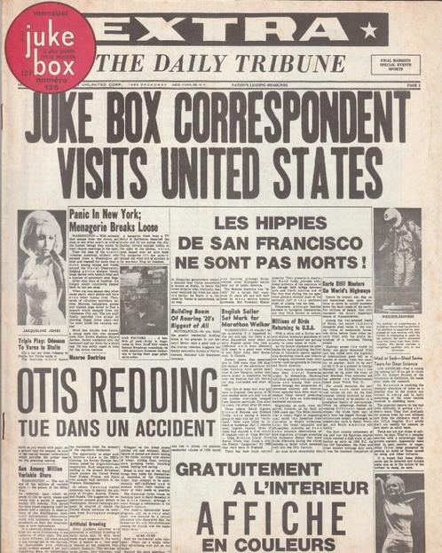 Tijdschriften - Jukebox FR 136 - 1/02/68, Verzamelen, Muziek, Artiesten en Beroemdheden, Zo goed als nieuw, Boek, Tijdschrift of Artikel