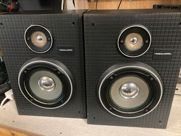 REALISTIC vintage luidsprekers GEWELDIGE UITSTRALING, Audio, Tv en Foto, Ophalen of Verzenden