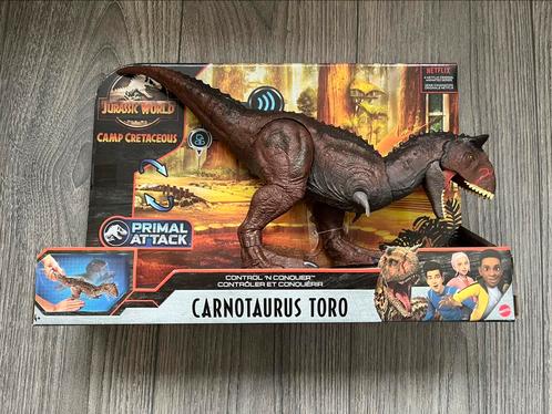 Dino- Carnitaurus Toro Jurasic World- NIEUW, Enfants & Bébés, Jouets | Figurines, Neuf, Enlèvement ou Envoi