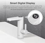 Warm/Koudwater kraan met elektrische doorstromer ingebouwd!, Doe-het-zelf en Bouw, Ophalen of Verzenden, Zo goed als nieuw, Kraan