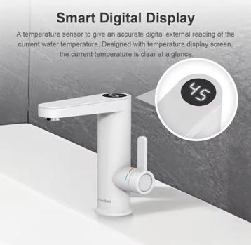 Warm/Koudwater kraan met elektrische doorstromer ingebouwd!  beschikbaar voor biedingen