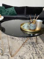 Zwarte Marmeren salontafel van Maison du monde, 50 tot 100 cm, Minder dan 50 cm, Overige materialen, Modern