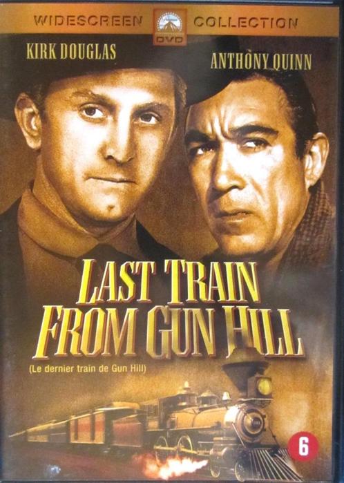DVD WESTERN- LAST TRAIN FROM GUN HILL (KIRK DOUGLAS) 1958, Cd's en Dvd's, Dvd's | Klassiekers, Zo goed als nieuw, Overige genres