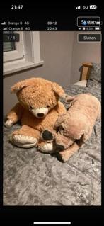 Hond en beer grote knuffels, Ophalen, Beer