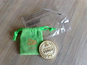 club nintendo luigi 30years golden coin RARE