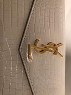 YSL clutch beige cracco, Verzenden, Beige