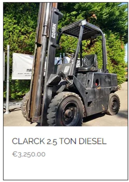 heftruck diesel 2.5  te koop 2 stuks aan 3250 per stuk, Articles professionnels, Machines & Construction | Chariots élévateurs & Transport interne