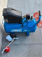 Compressor Abac 50 HP 3 PRO met accessoires, Doe-het-zelf en Bouw, Ophalen, Gebruikt