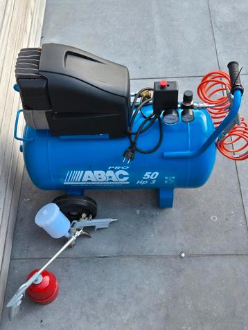 Compressor Abac 50 HP 3 PRO met accessoires, Enlèvement, Utilisé