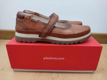 Ballerina's/mary janes van Pikolinos, bruin/cognac, maat 39 beschikbaar voor biedingen