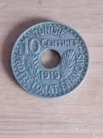 TUNESIE FRANS PROTECTORAAT 10 Centimes 1919, Ophalen of Verzenden, Overige landen, Losse munt