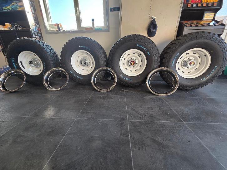 Rally wielen Chevrolet GMC K10 Blazer, Auto-onderdelen, Banden en Velgen, Band(en), 15 inch, Ophalen