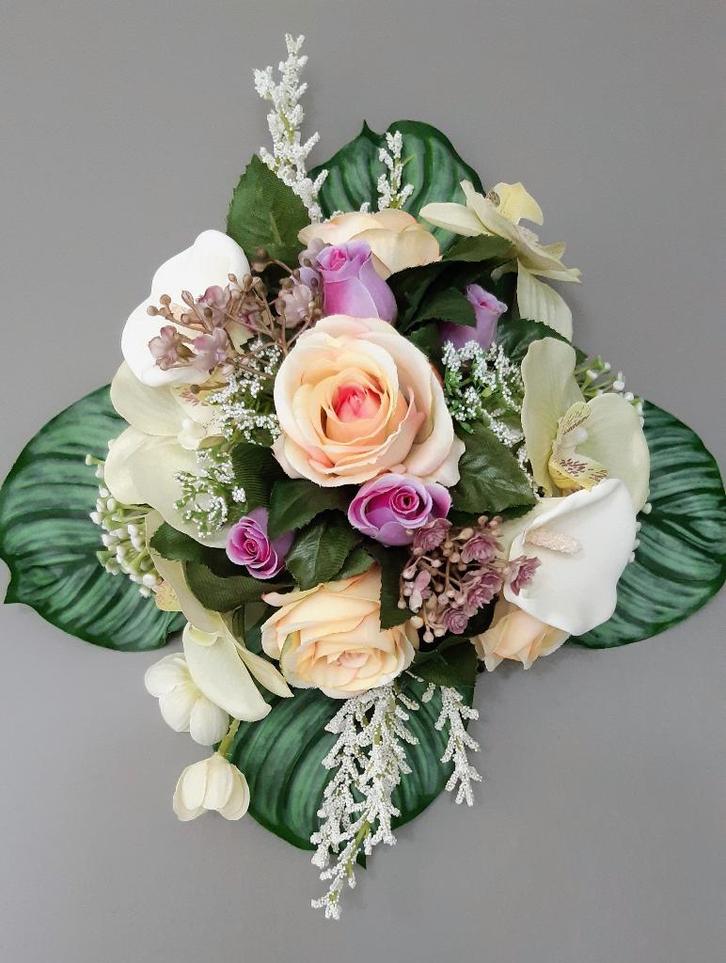 Kunstbloemen boeket, Huis en Inrichting, Woonaccessoires | Kunstplanten en Kunstbloemen, Nieuw, Binnen, Ophalen of Verzenden