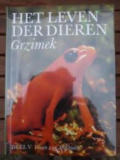 Leven der dieren 5-8 Vissen, Amfibieën|B. Grzimek 9027486255, Boeken, Encyclopedieën, Zo goed als nieuw, Los deel, Dieren, Ophalen of Verzenden